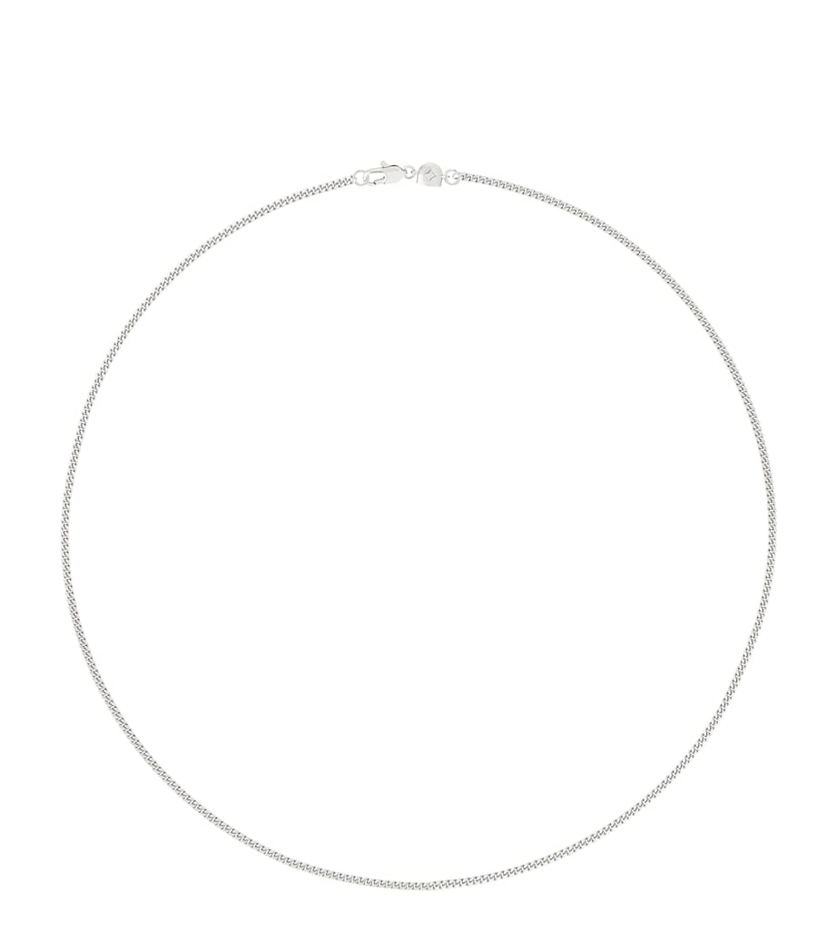 Astrid & Miyu sterling silver curb chain necklace - British product