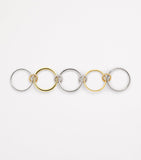 Spinelli Kilcollin Alia yellow gold white gold diamond ring (British brand)