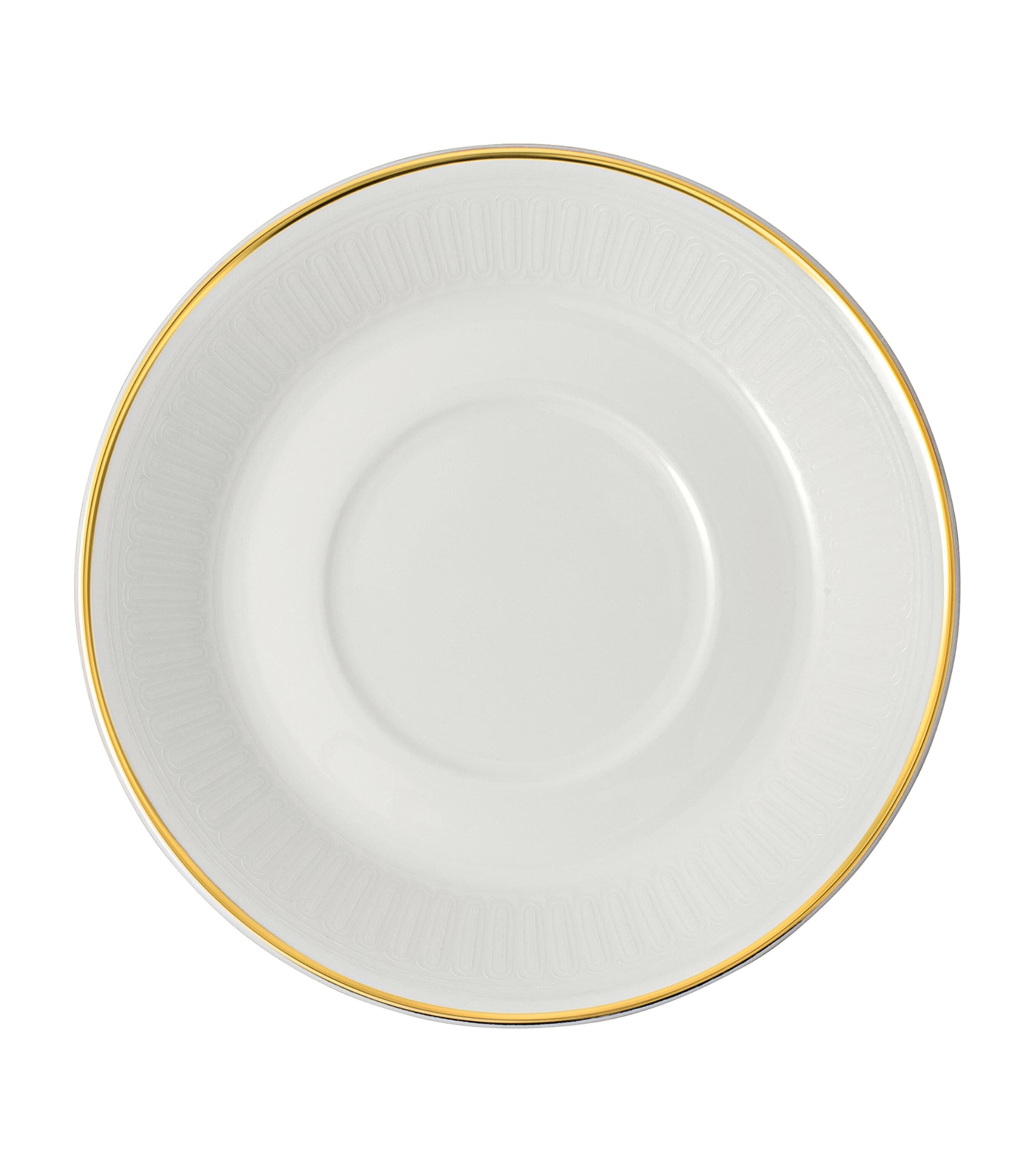 Villeroy & Boch bone porcelain Château Septfontaines espresso saucer (British brand)