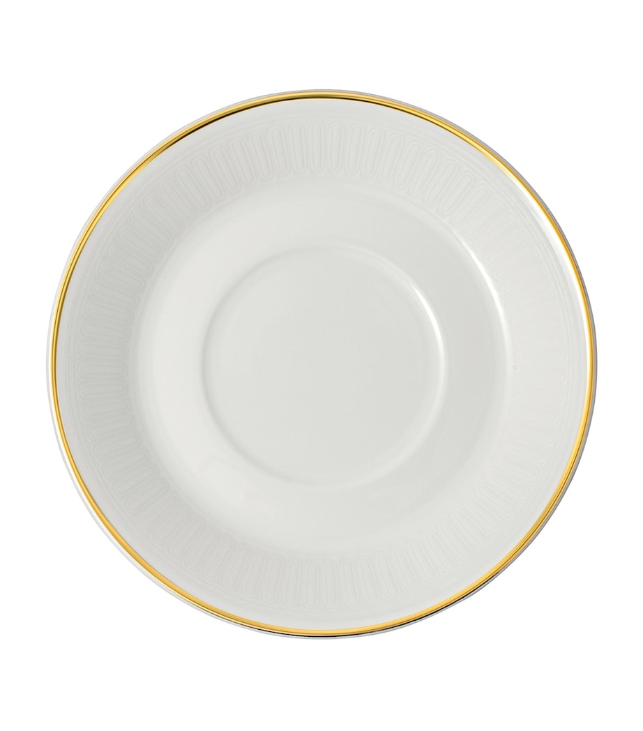 Villeroy & Boch bone porcelain Château Septfontaines espresso saucer (British brand)