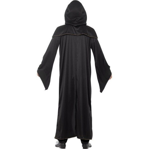 Smiffys adult wizard cloak in black (British brand)