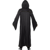 Smiffys adult wizard cloak in black (British brand)