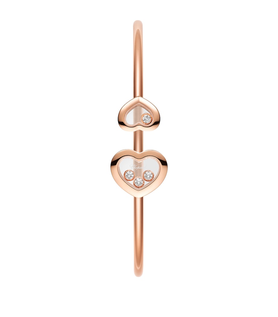 Chopard Happy Diamonds rose gold bangle, UK version