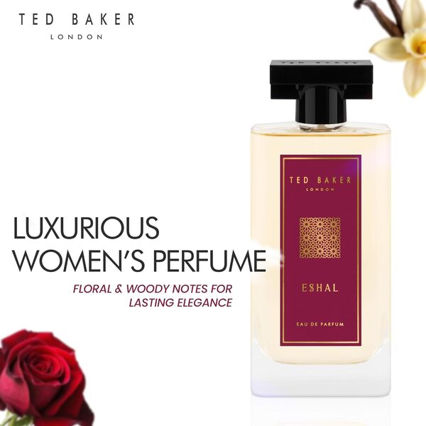 Ted Baker Eshal Eau de Parfum bottle 100ml, imported from the UK