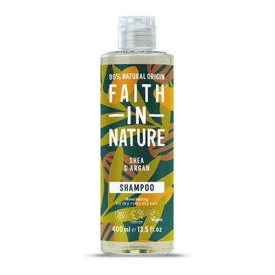 Superdrug Faith In Nature Shea & Argan Shampoo 400ml- Buy online at McGrocer