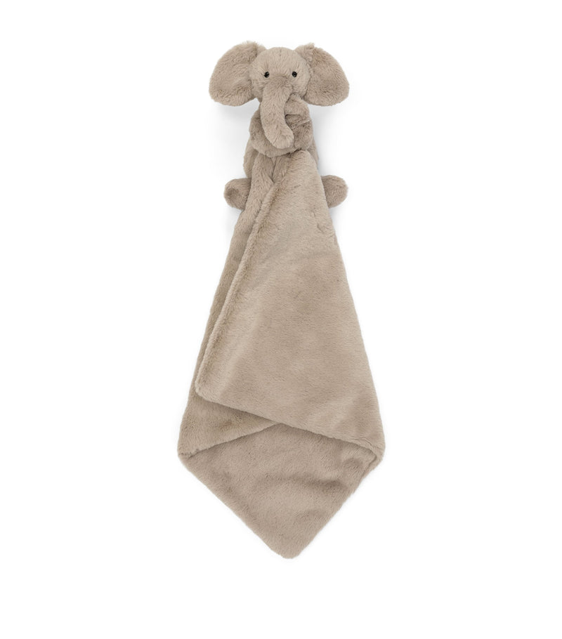 Jellycat Smudge Elephant Soother soft toy 29cm x 29cm, UK version