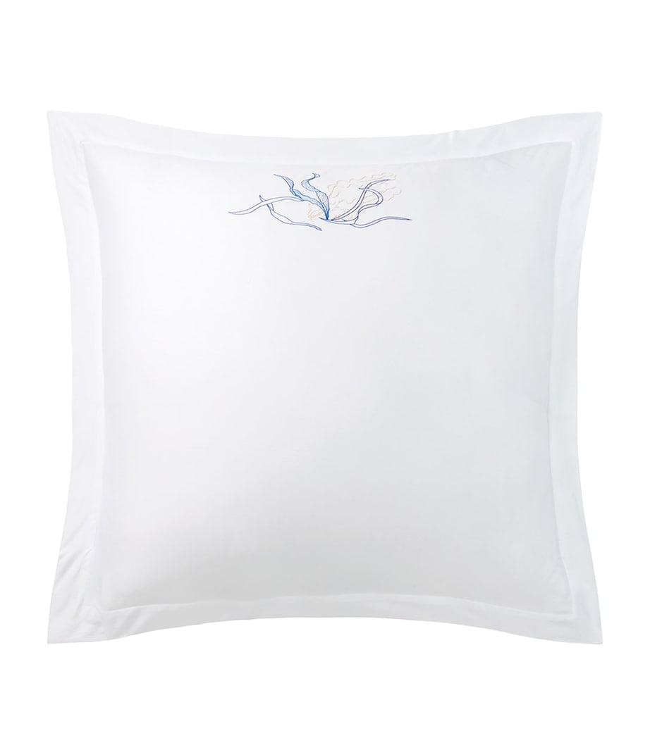 Yves Delorme Nautilus Square Oxford Pillowcase 65cm x 65cm (British brand)