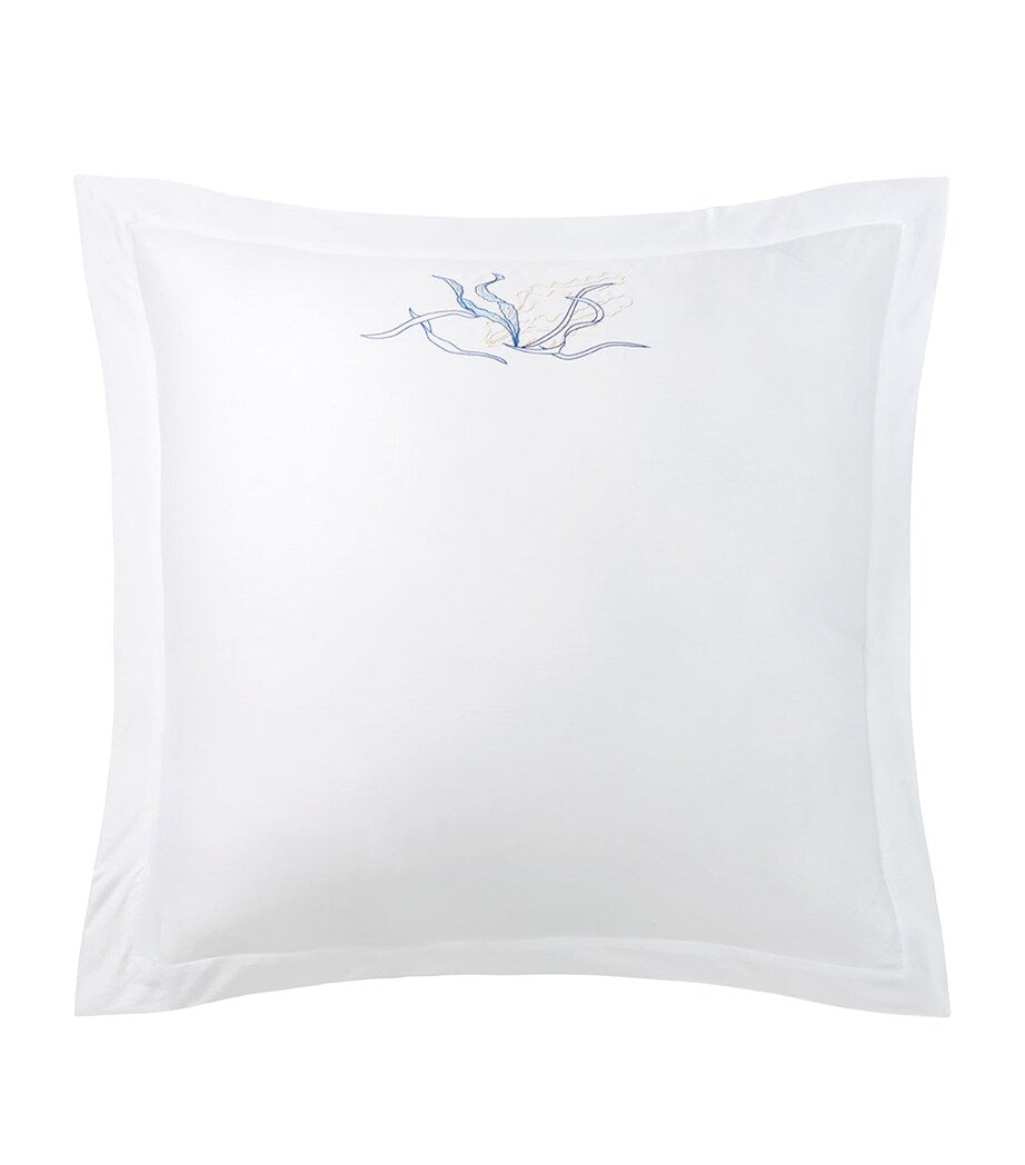 Yves Delorme Nautilus Square Oxford Pillowcase 65cm x 65cm (British brand)