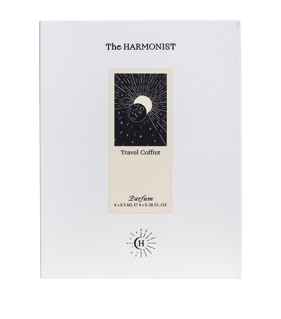 The Harmonist travel coffret with four 8.5ml perfume sprays (British brand)