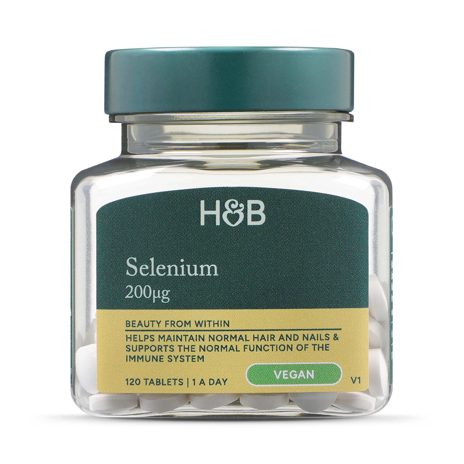 Holland & Barrett Selenium 200ug 120 Tablets, UK version