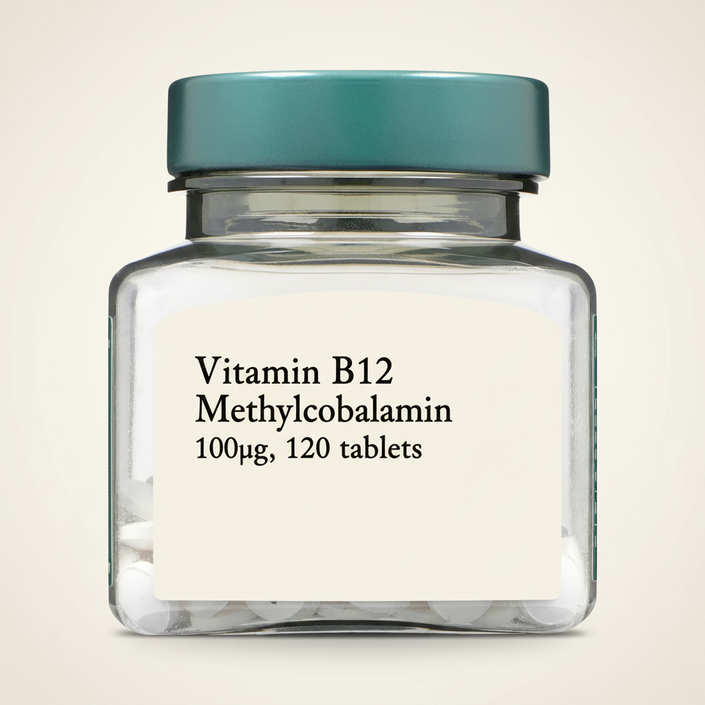Holland & Barrett Vitamin B12 tablets 120 count, UK version