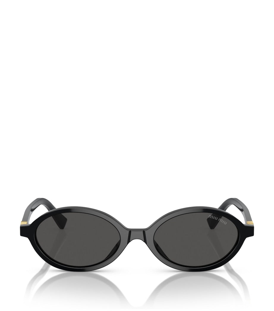 Miu Miu acetate oval sunglasses, UK version