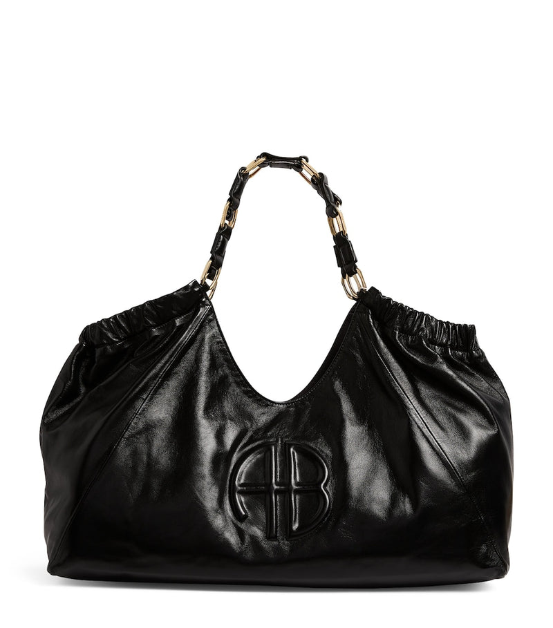 ANINE BING oversized leather tote bag, imported from the UK