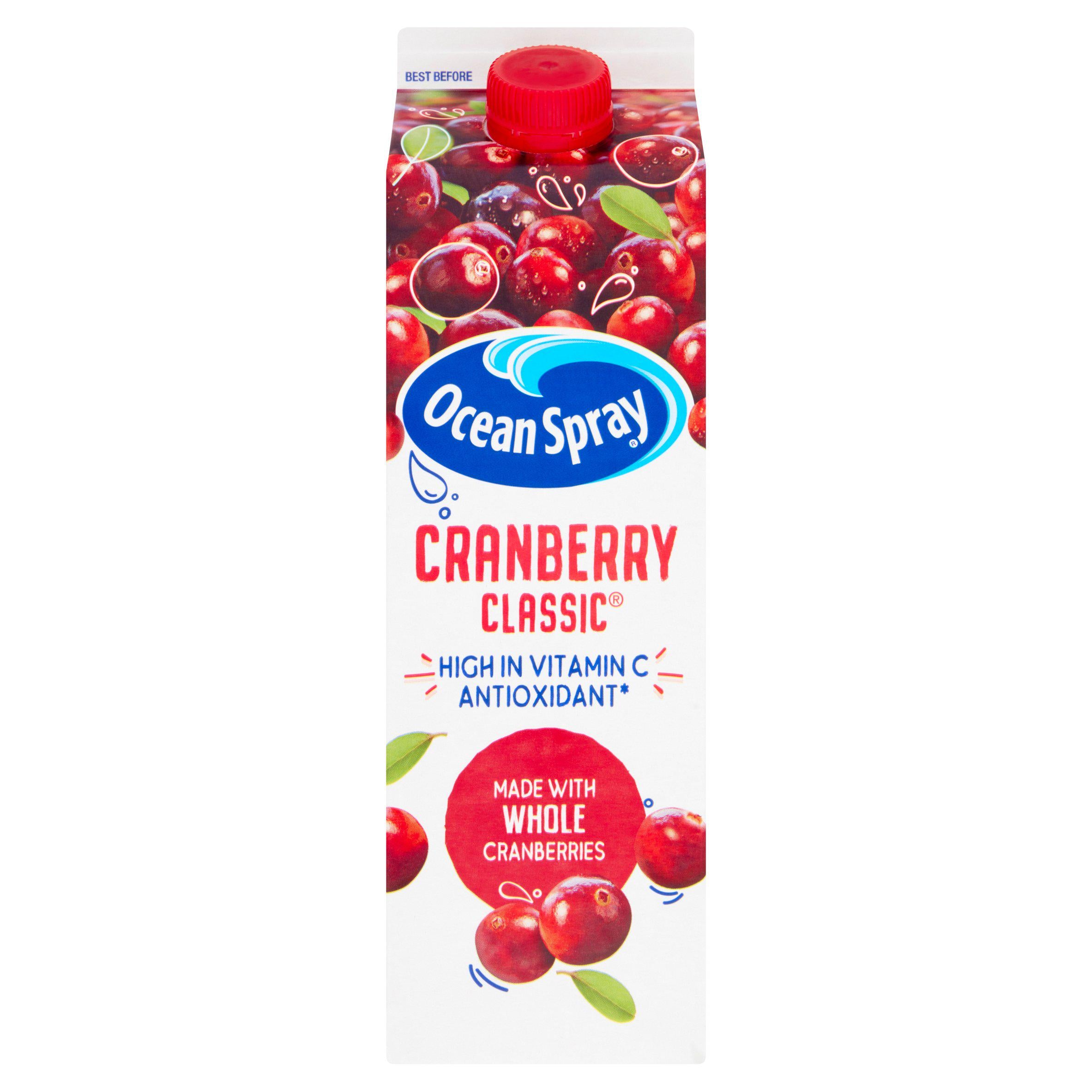 Ocean Spray Cranberry Juice 1L Juices & Smoothies Sainsburys   