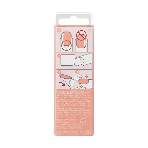 Kiss Press-On Nails One Chance 30 Nails, imported from the UK