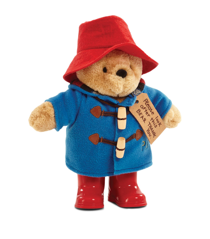 Paddington Bear soft toy with boots 20cm, imported from the UK