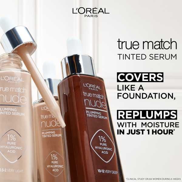 L'Oreal Paris True Match Nude Tinted Serum 0.5-2 Very Light GOODS Superdrug   