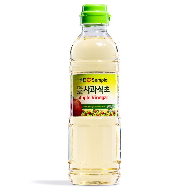Sempio apple vinegar, a Korean condiment - British product