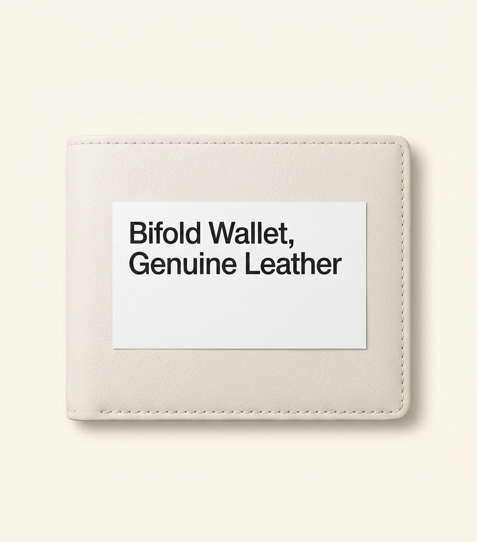 Prada leather bifold wallet, imported from the UK
