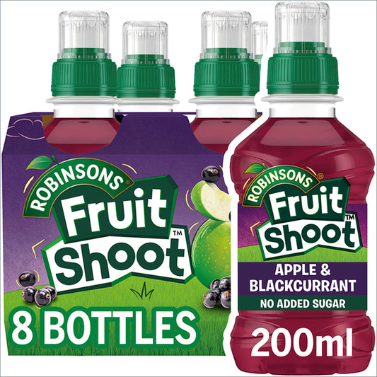Fruit Shoot Apple & Blackcurrant Kids Juice Drink 8x200ml GOODS Sainsburys   