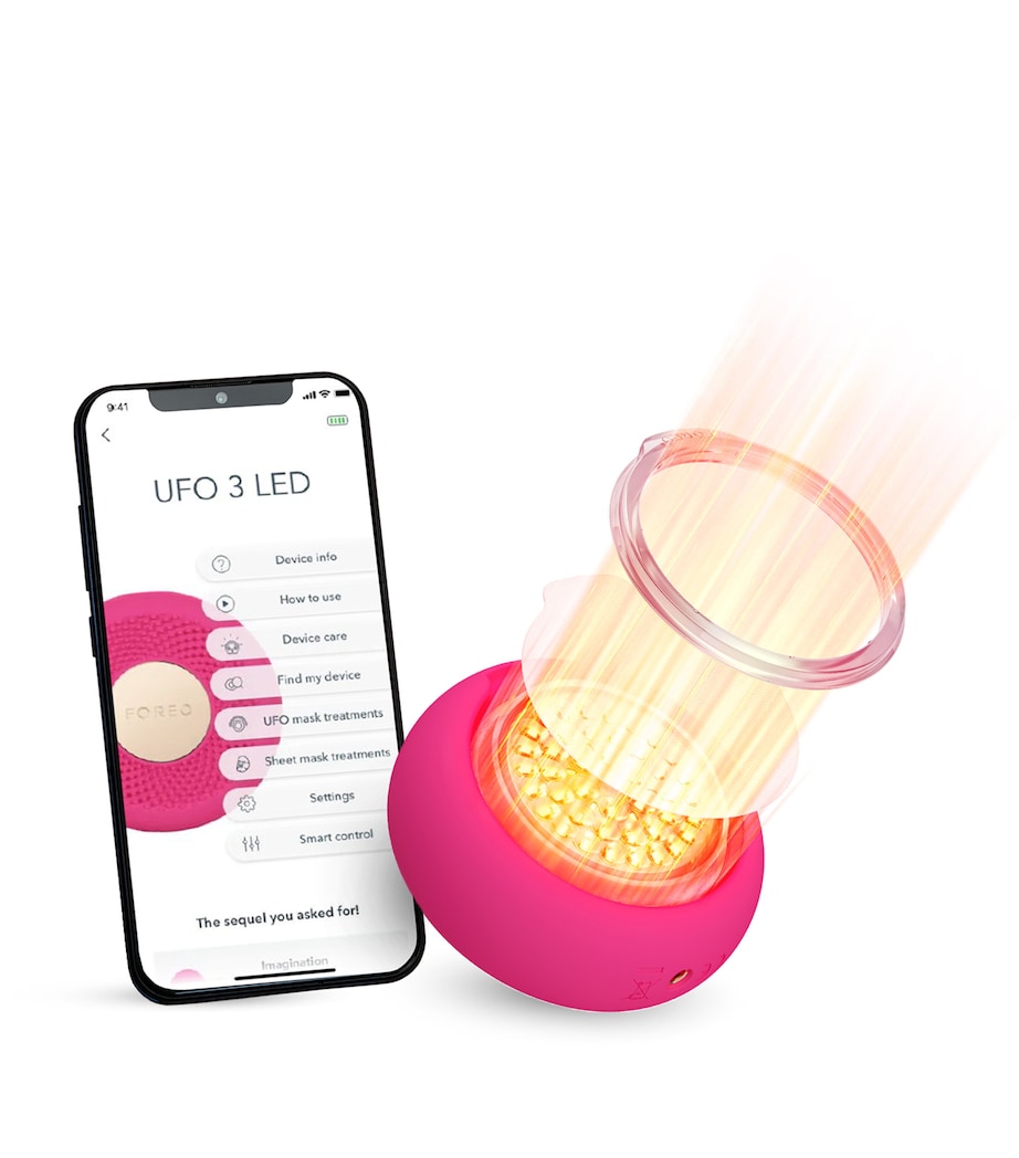 Foreo UFO 3 LED skin wellness device, imported from the UK