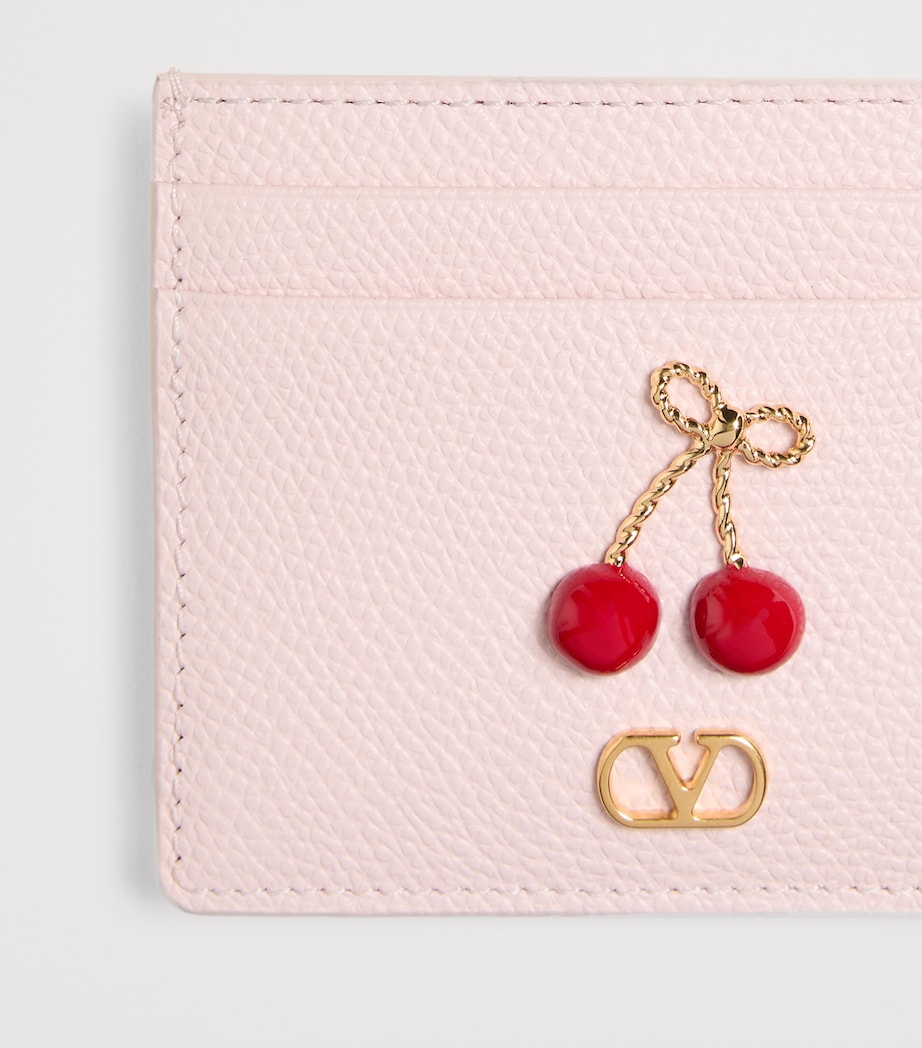Valentino Garavani VLogo Cherryific card holder - British product