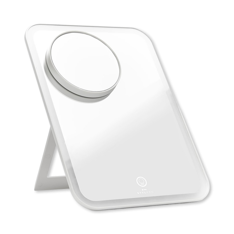 Stylpro Glow and Go travel mirror with LED lights (British brand)