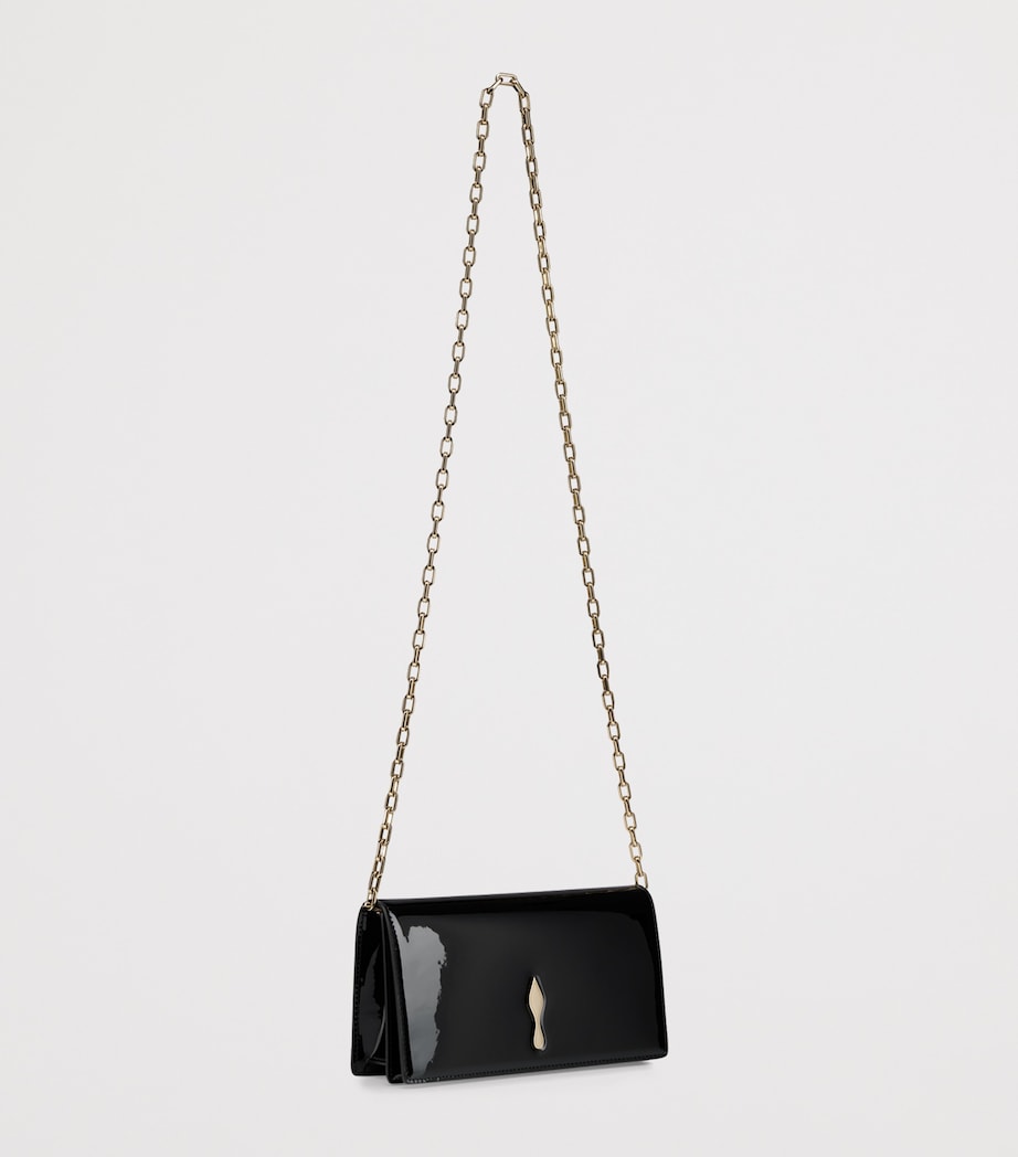 Christian Louboutin Bettina patent leather clutch bag (British brand)