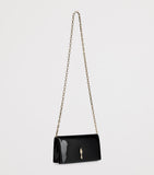 Christian Louboutin Bettina patent leather clutch bag (British brand)