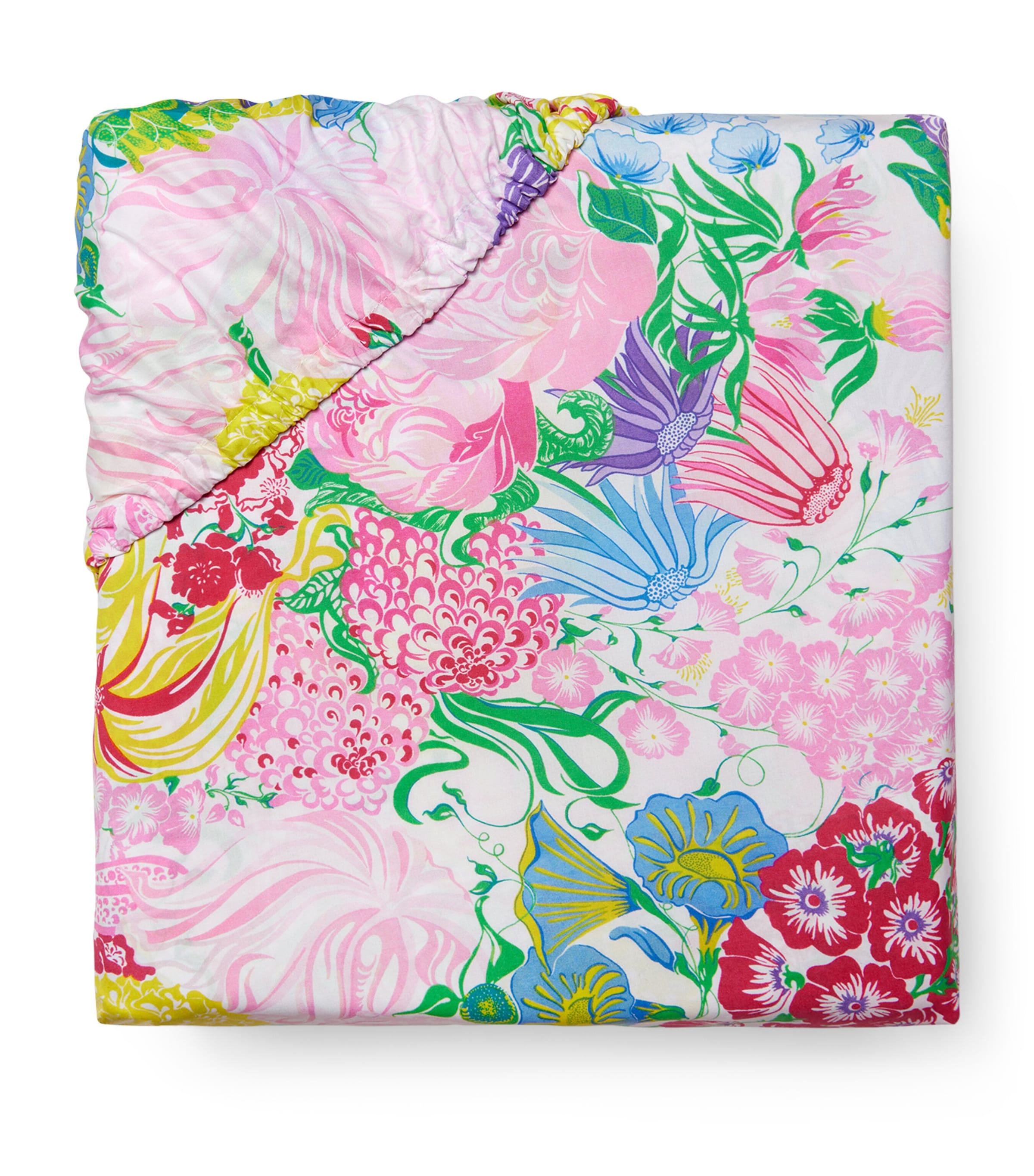 Pratesi Millefiori Super King Fitted Sheet 180cm x 200cm, imported from the UK