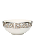 Geometric Print Bone China Breakfast Bowl 15cm