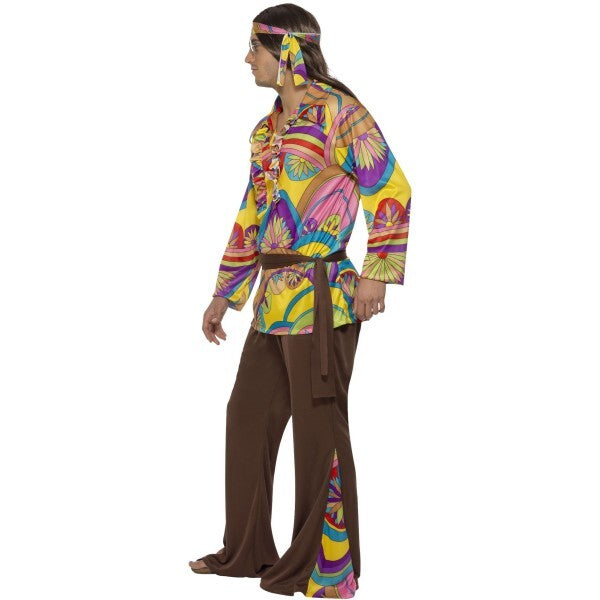 Smiffys psychedelic hippie man costume, imported from the UK