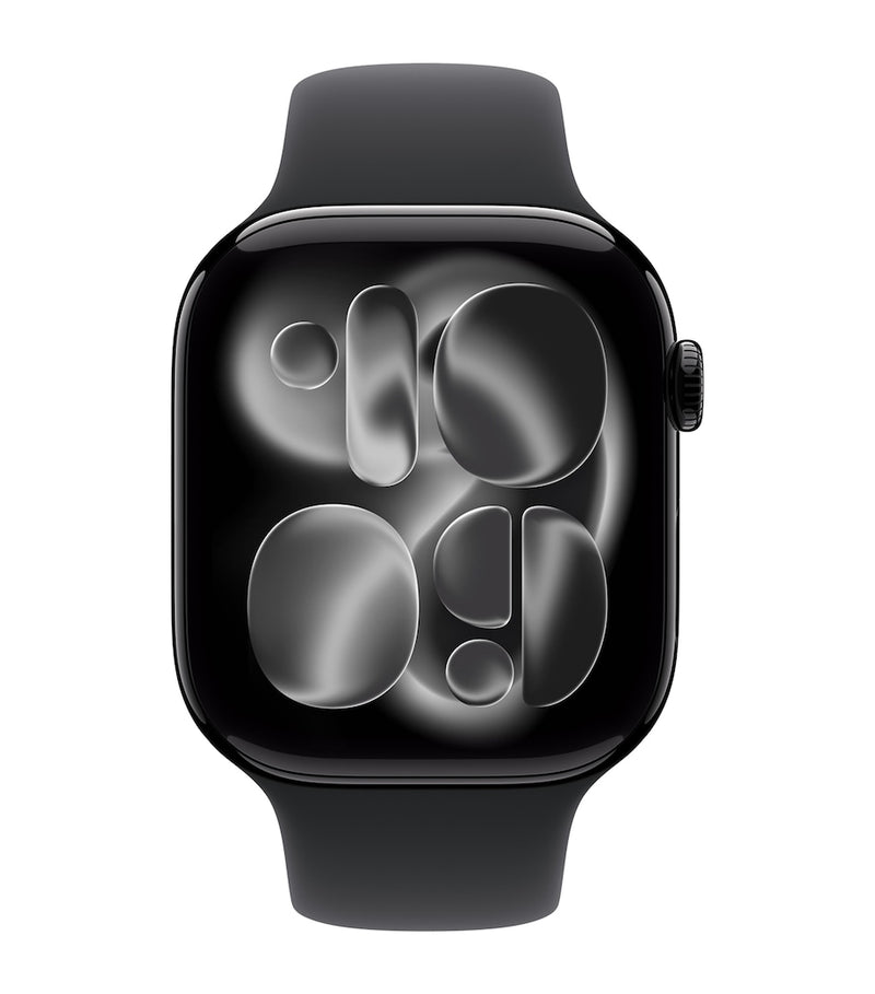 Apple smartwatch Jet Black with Black Sport Band 46mm - British product