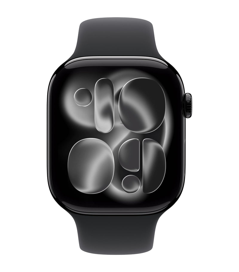 Apple smartwatch Jet Black with Black Sport Band 46mm - British product
