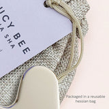 Lucy Bee Stainless Steel Gua Sha facial tool (British brand)