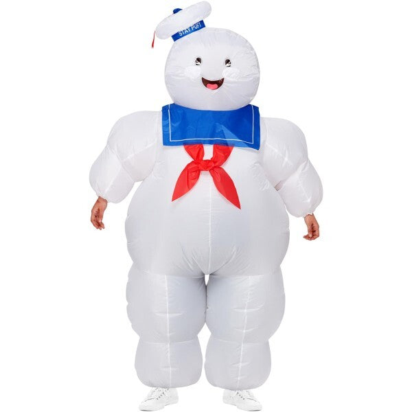 Smiffys Ghostbusters Stay Puft inflatable costume, imported from the UK