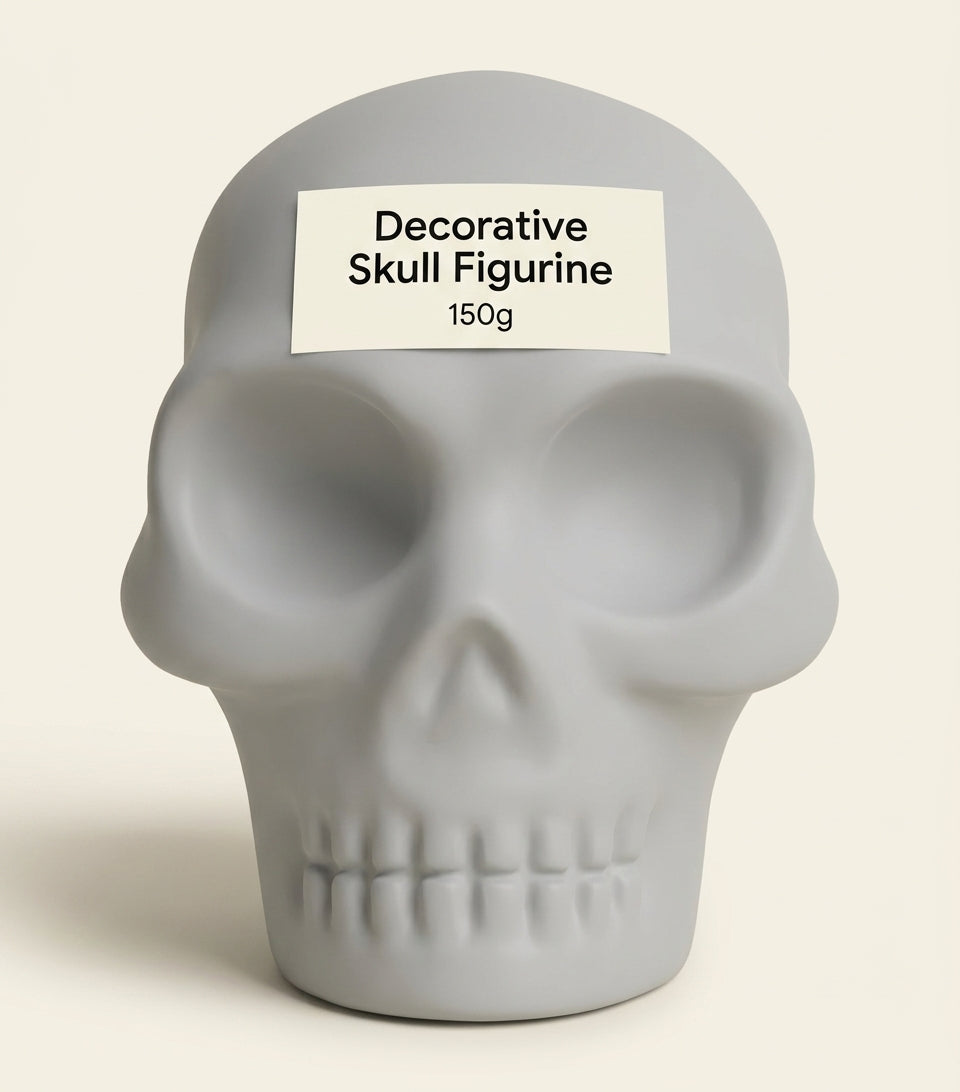 Alexander McQueen palladium-plated skull stud earring - British product