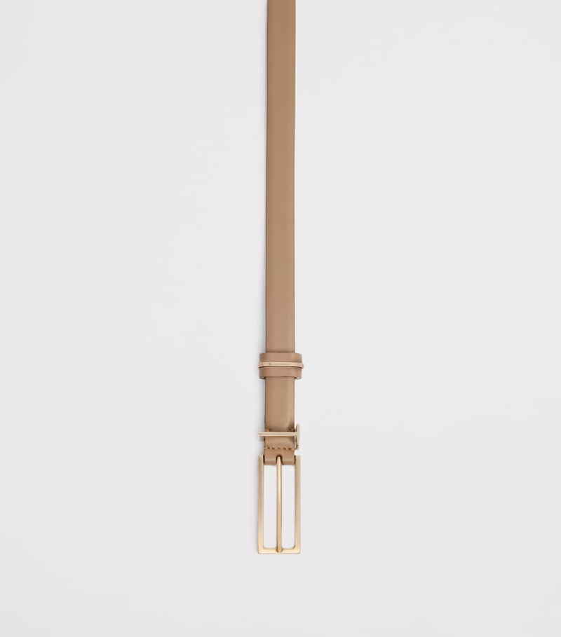 TOM FORD Leather T Icon Belt 1.5cm width, imported from the UK