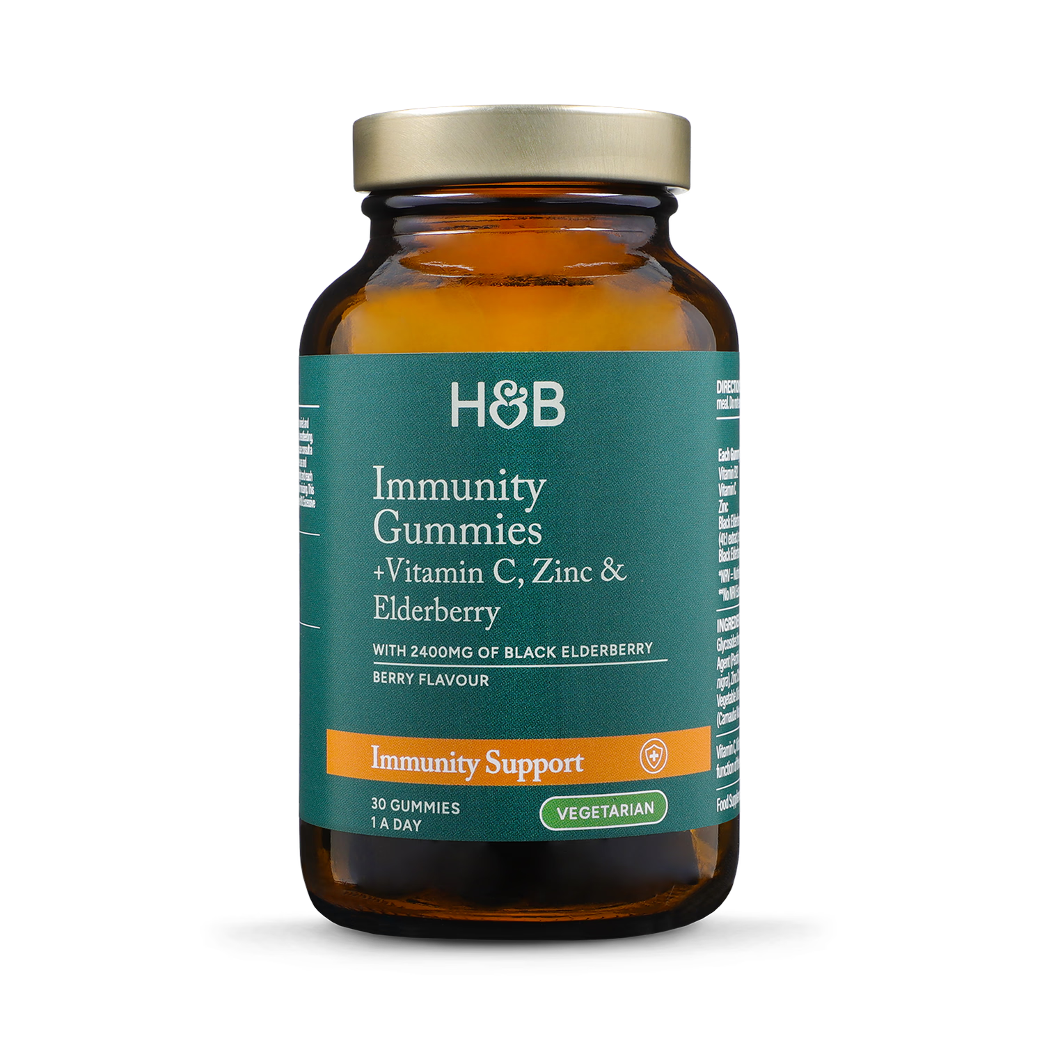 Holland & Barrett elderberry immunity gummies berry flavour 30 - British product