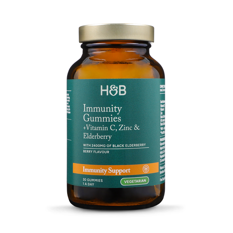 Holland & Barrett elderberry immunity gummies berry flavour 30 - British product