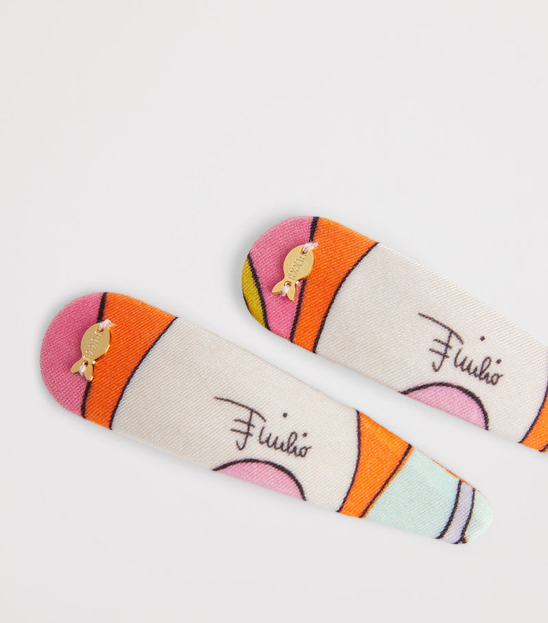 PUCCI printed hair clips set of 2 - British product