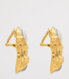 Saint Laurent resin-detail clip-on earrings (British brand)