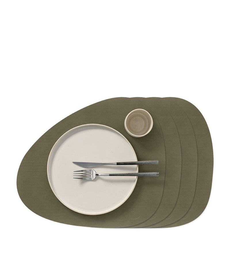 LIND DNA large curve corduroy placemat set of 4, UK version