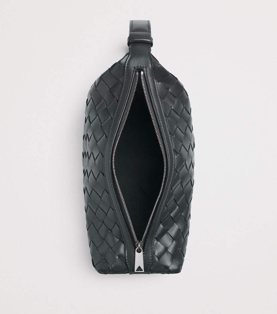 Bottega Veneta Intrecciato Wallace leather pouch, imported from the UK