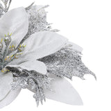 Livingandhome artificial poinsettia flowers 4 pieces, UK version