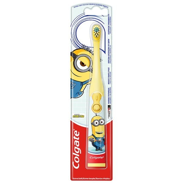 Colgate Minions Kids Extra Soft Battery Toothbrush 3+ Years GOODS Superdrug   