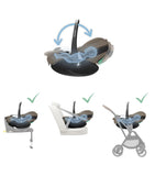 Maxi-Cosi Pebble 360 Pro2 car seat, imported from the UK