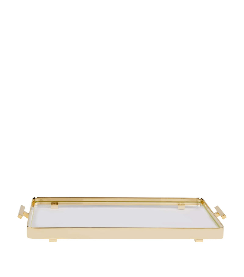 ZODIAC glass tray 15.5cm x 24.5cm (British brand)