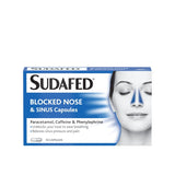 Sudafed Blocked Nose & Sinus Capsules 16Pk GOODS Superdrug   