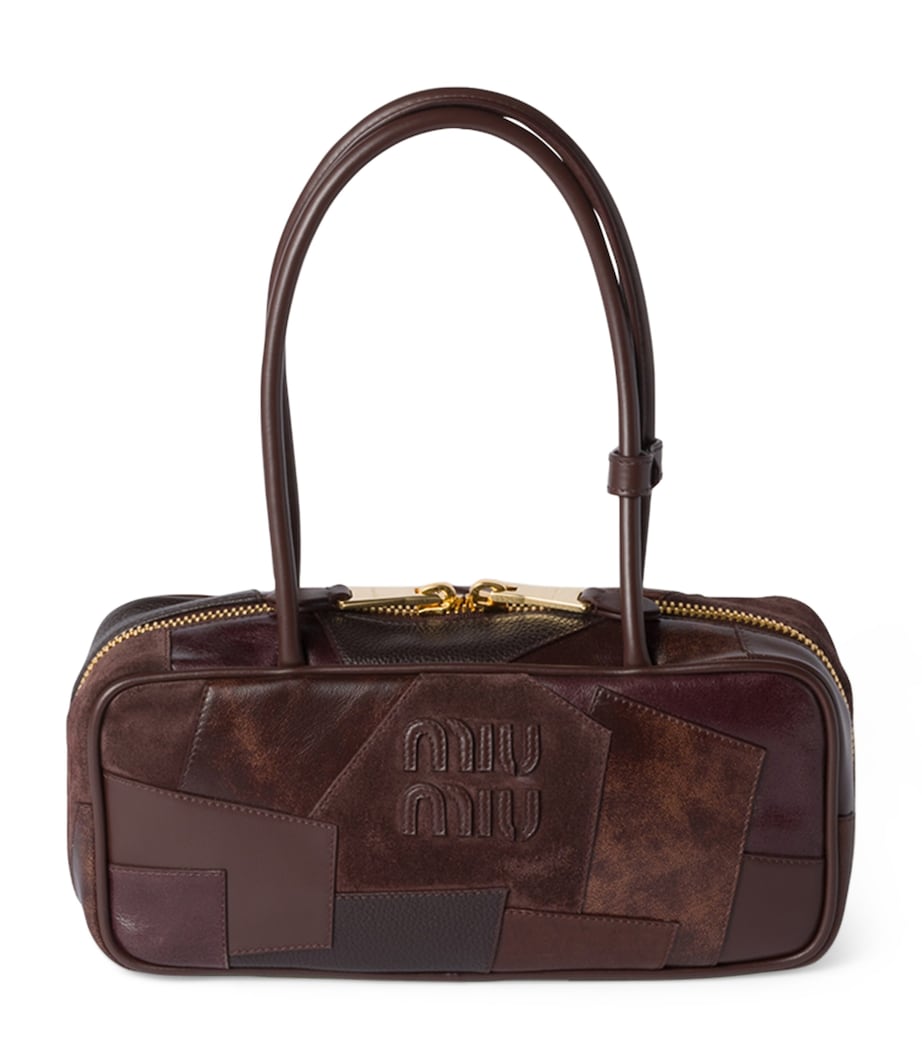 Miu Miu leather Beau patchwork top-handle bag, UK version